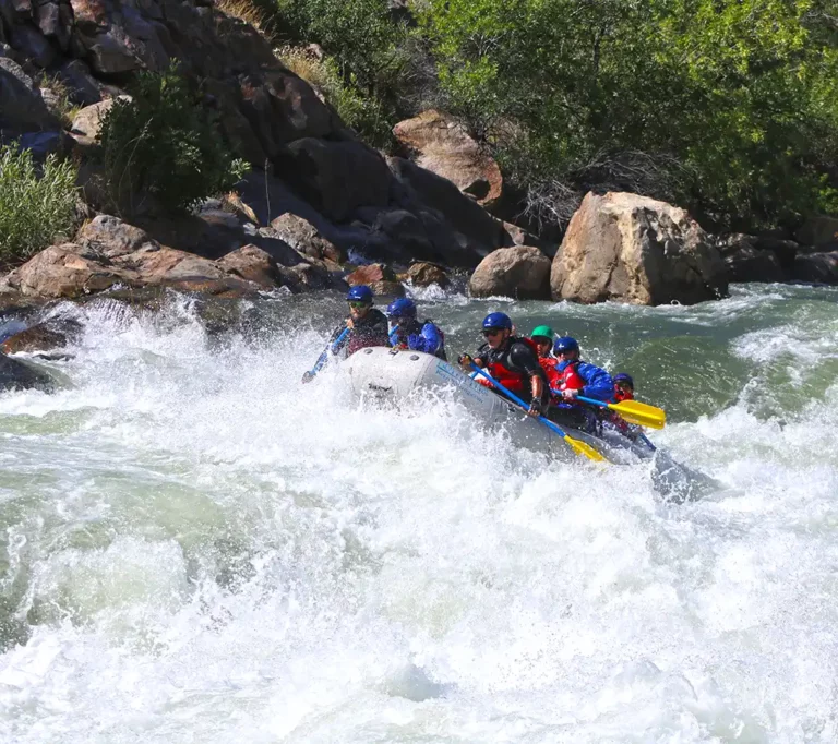 Running Carson Falls Rapid on the Forks of the Kern